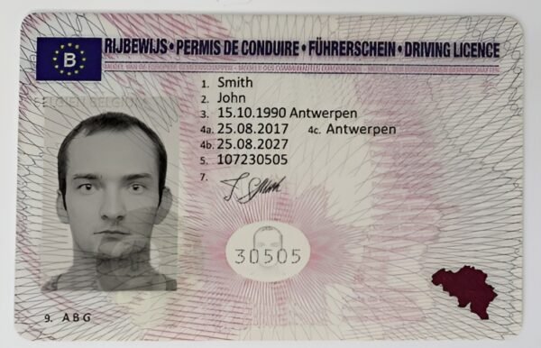 Belgian's Driver License